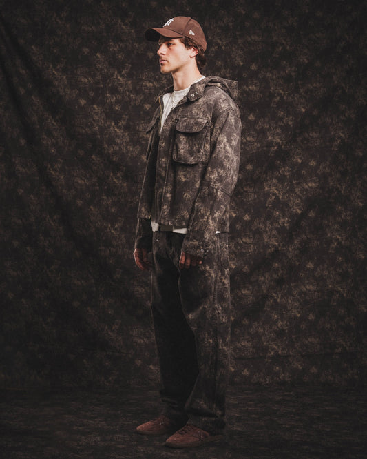 CAMO HOODED JACKET