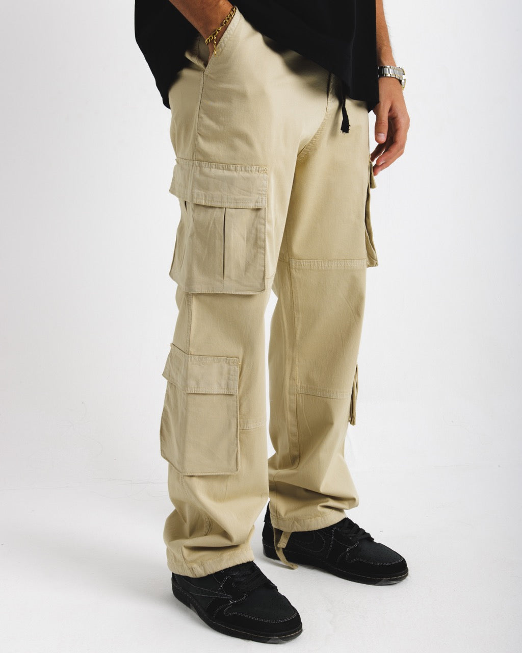011 Cargo Pants Beige