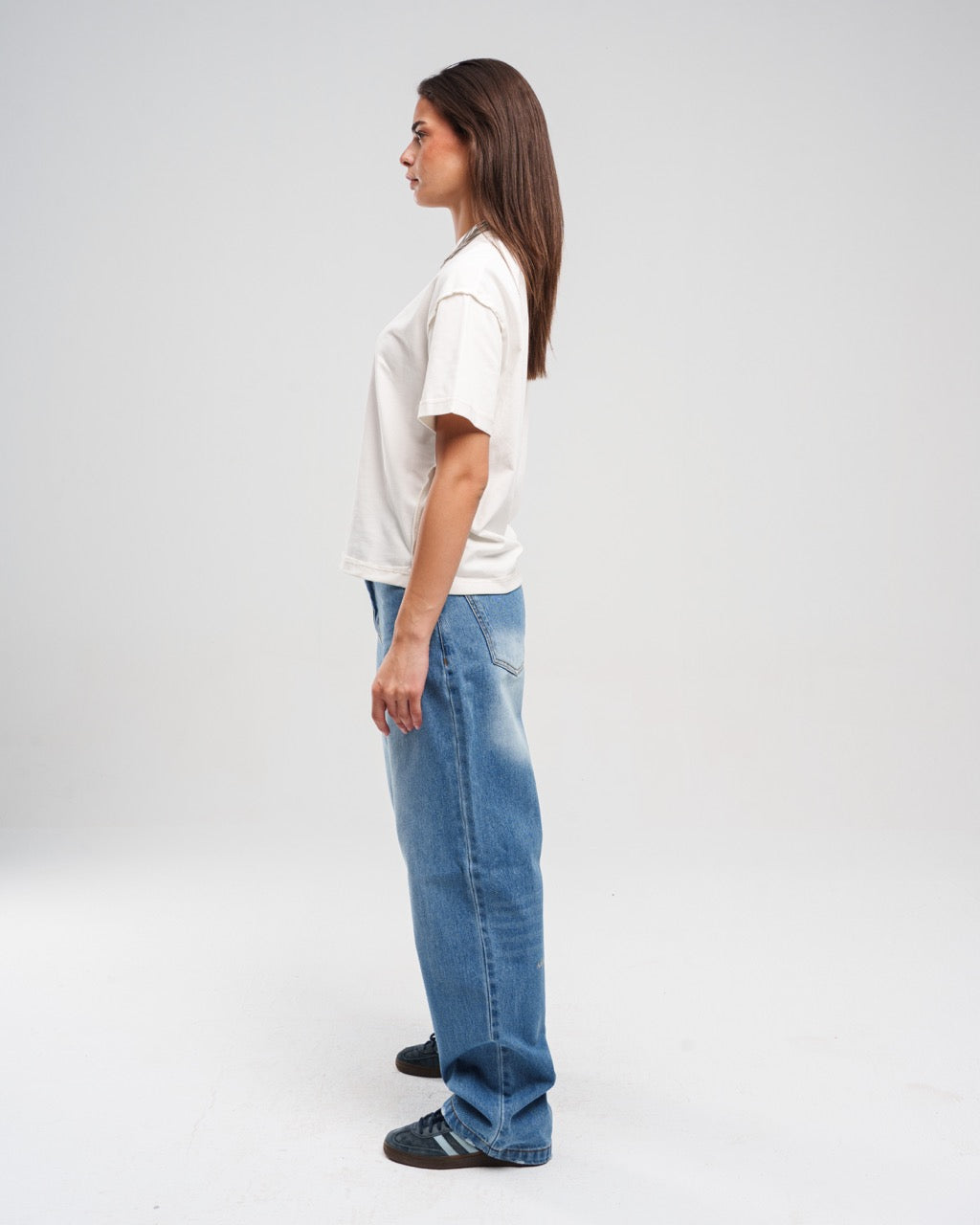 DARK BLUE REGULAR JEANS