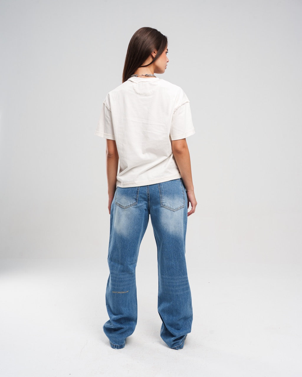DARK BLUE REGULAR JEANS