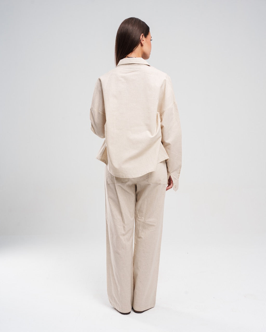 BEIGE REGULAR LINEN