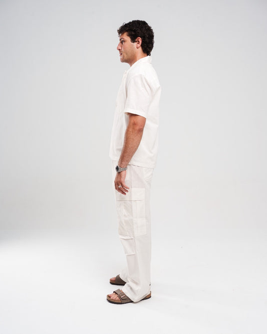 WHITE CARGO LINEN
