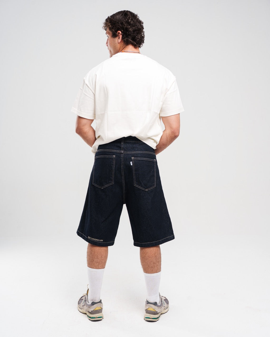 RAW DENIM JORTS