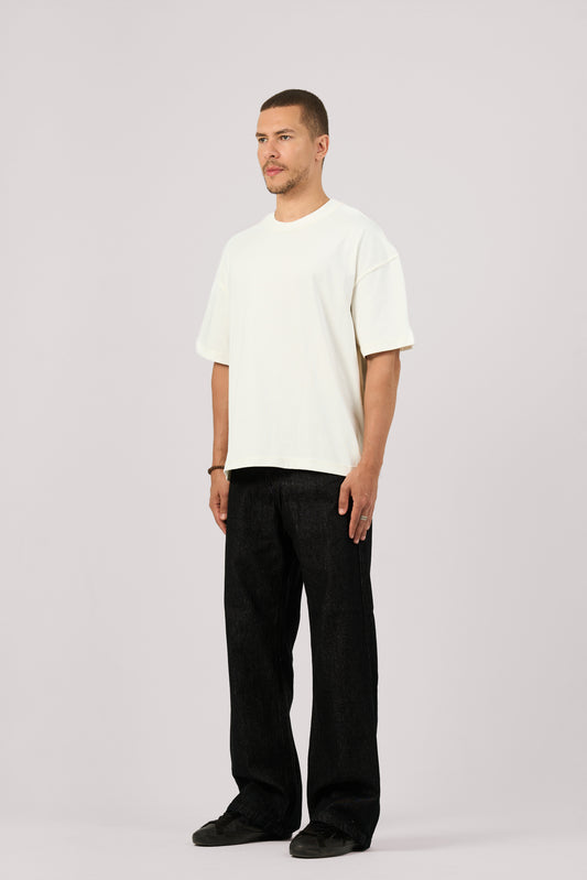 RAW BLACK BAGGY JEANS