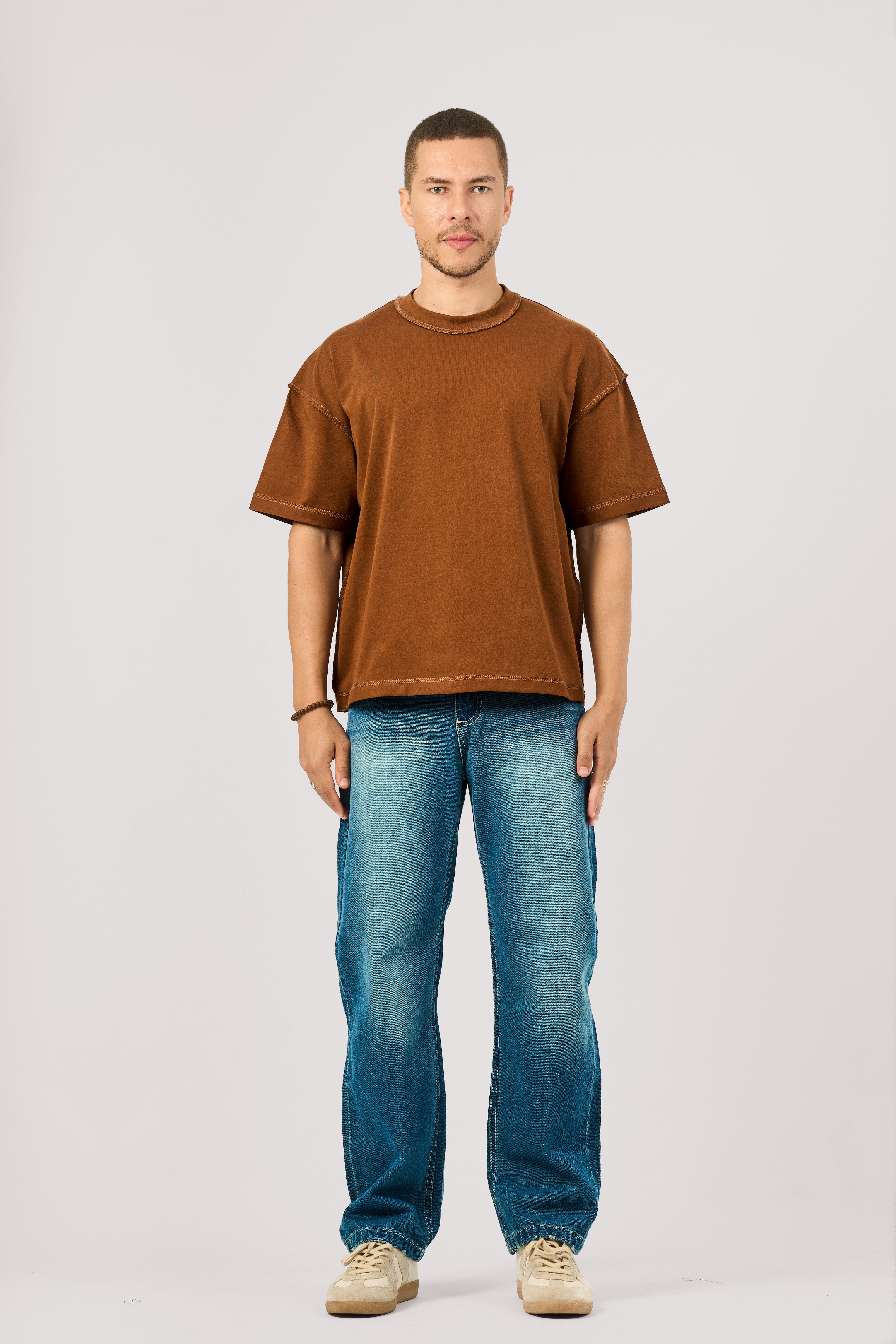 DARK BLUE REGULAR JEANS