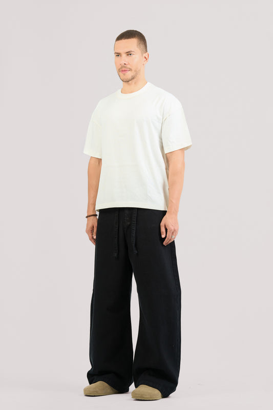PITCH BLACK SUPER BAGGY JEANS