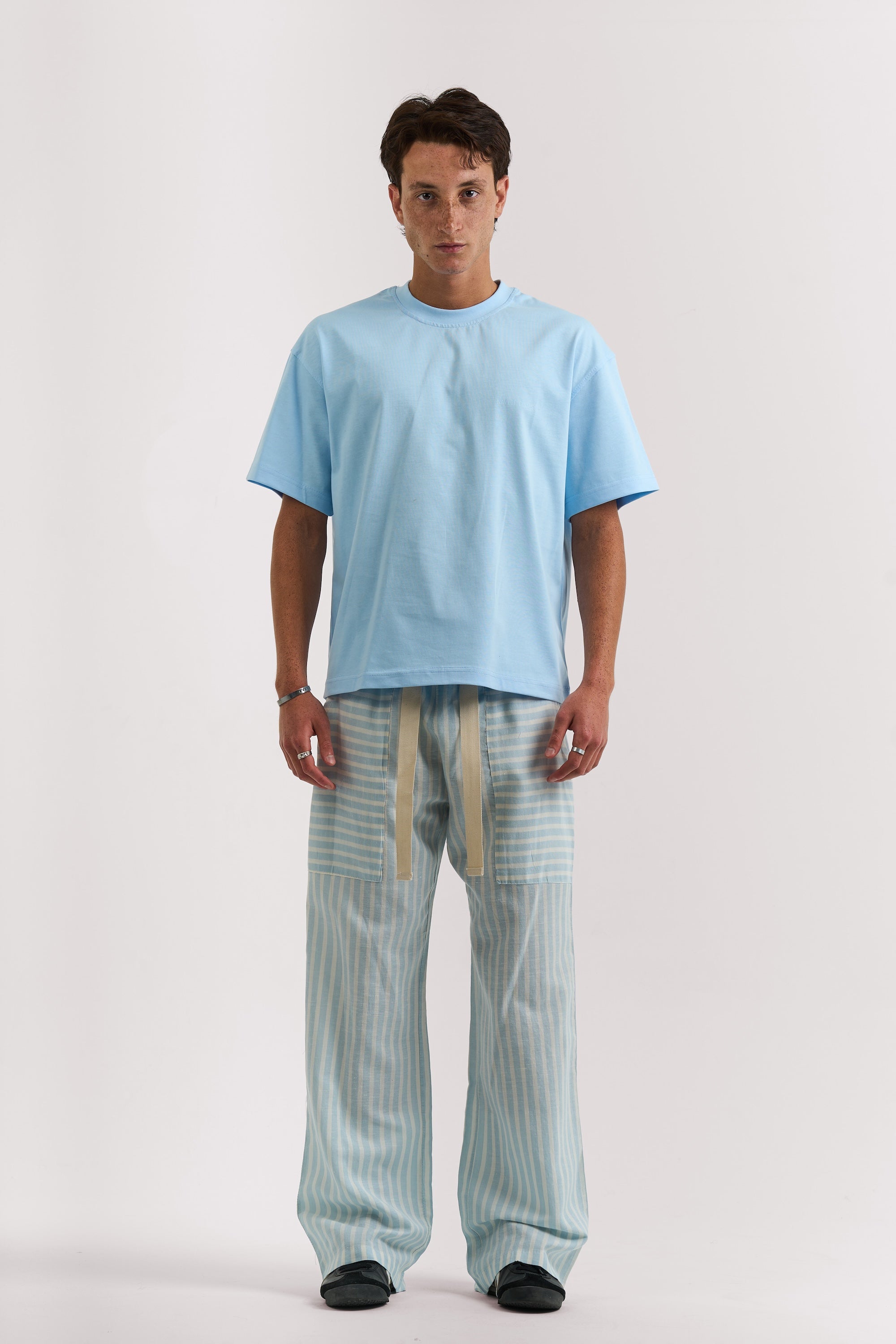 SKY BLUE BASIC T-SHIRT