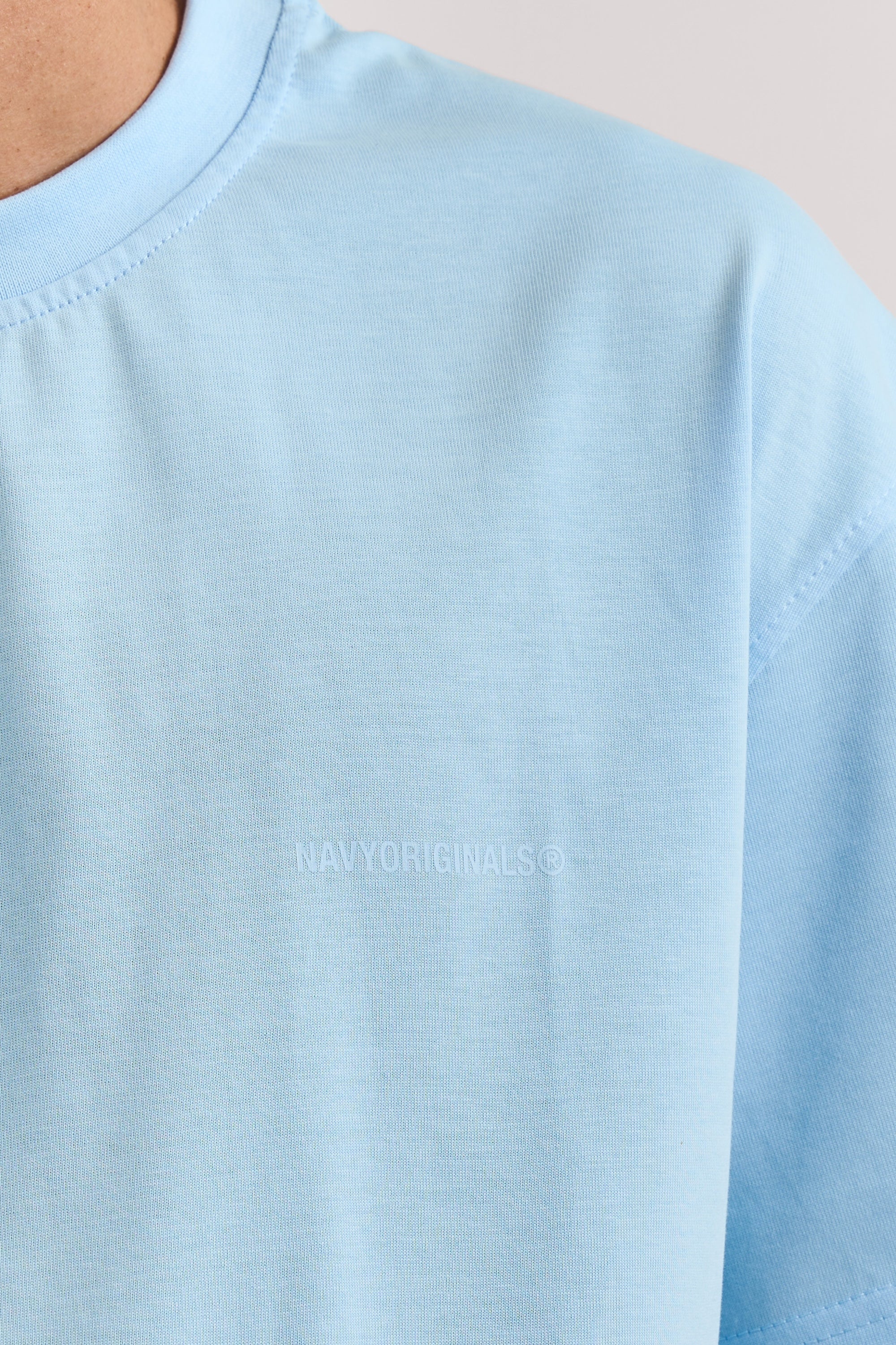 SKY BLUE BASIC T-SHIRT
