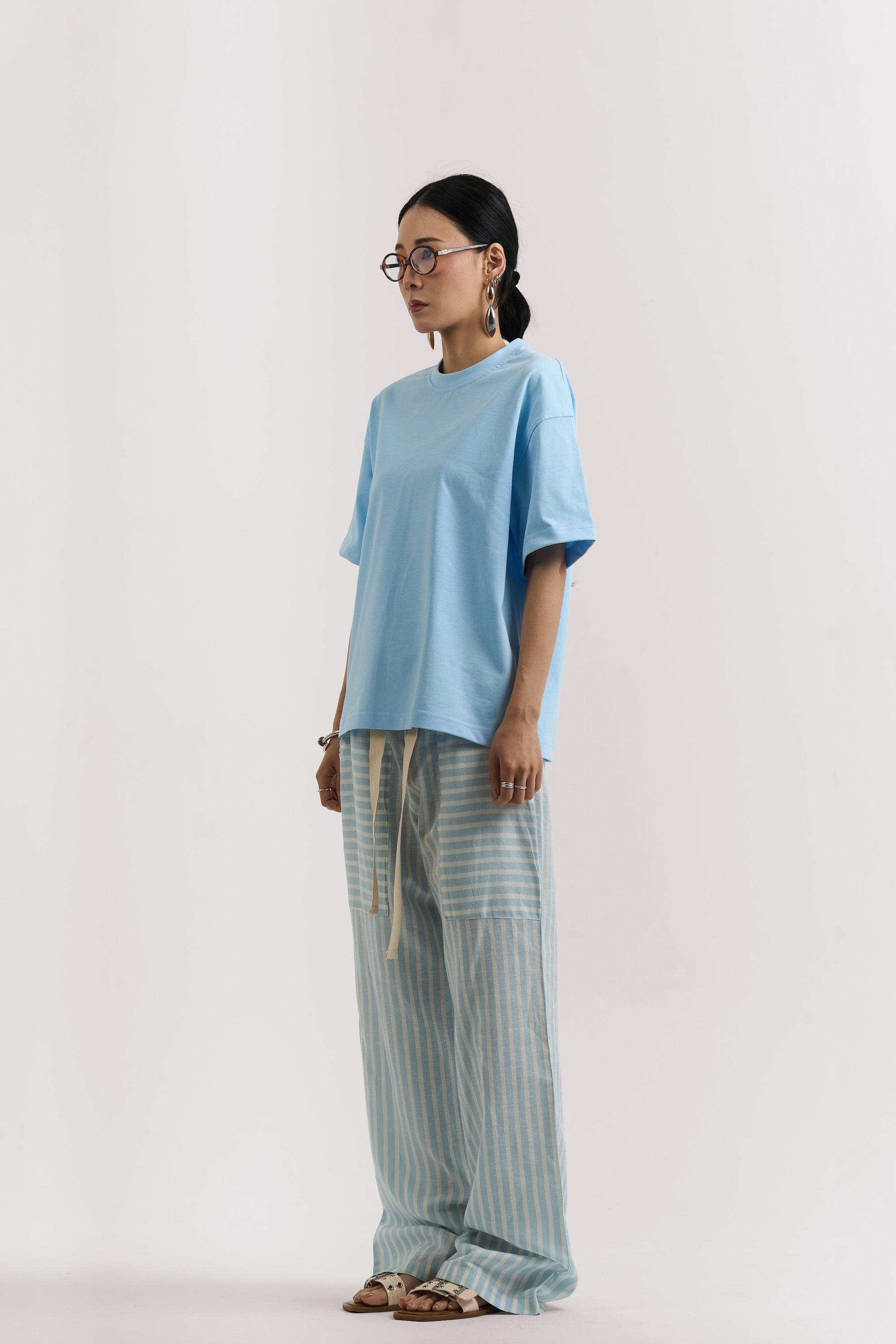 SKY BLUE BASIC T-SHIRT
