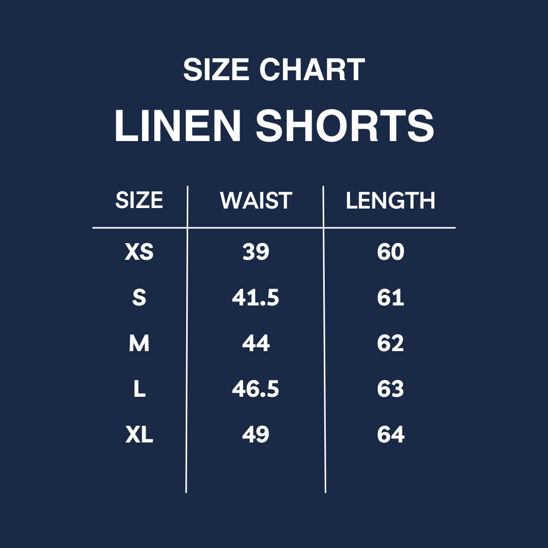 BLACK LINEN SHORT