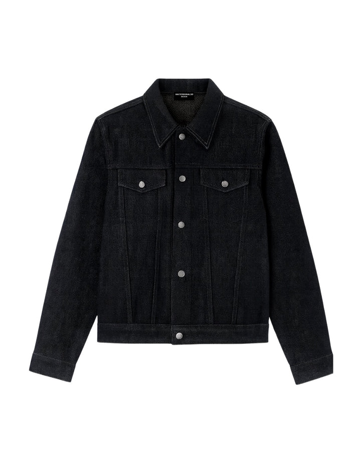 RAW BLACK DENIM JACKET