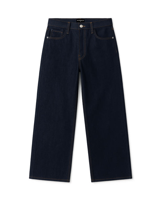 RAW BLUE WIDE LEG JEANS