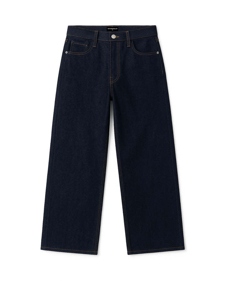 RAW BLUE WIDE LEG JEANS