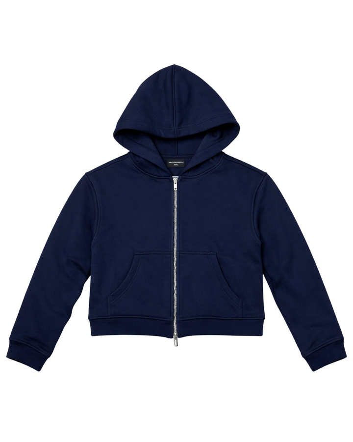 NAVY ESSENTIAL ZIP UP