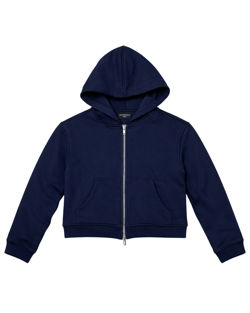 NAVY ESSENTIAL ZIP UP