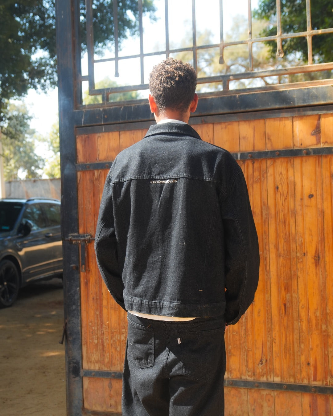 RAW BLACK DENIM JACKET