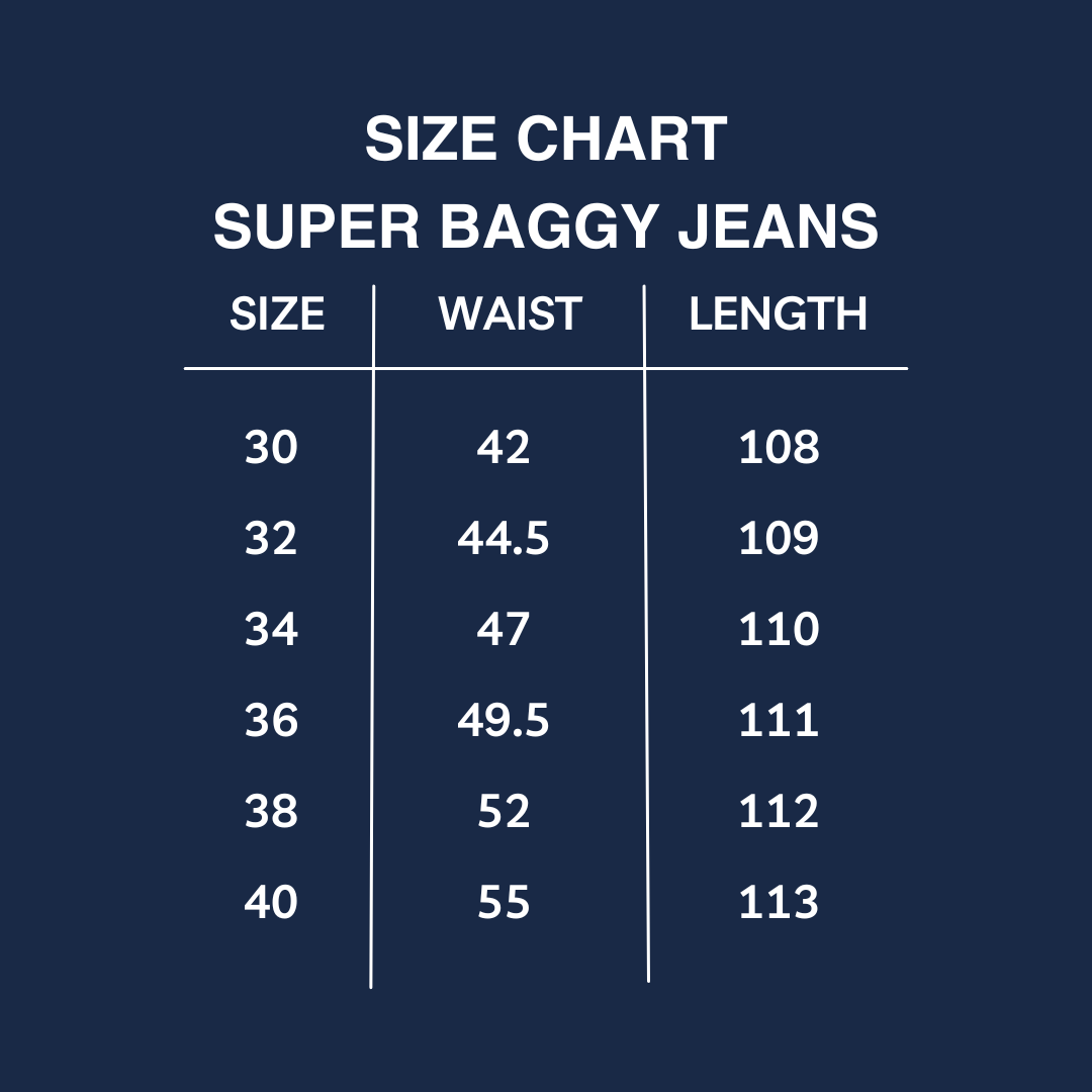 GREY SUPER BAGGY JEANS