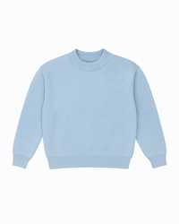 BABY BLUE ESSENTIAL KNIT SWEATER