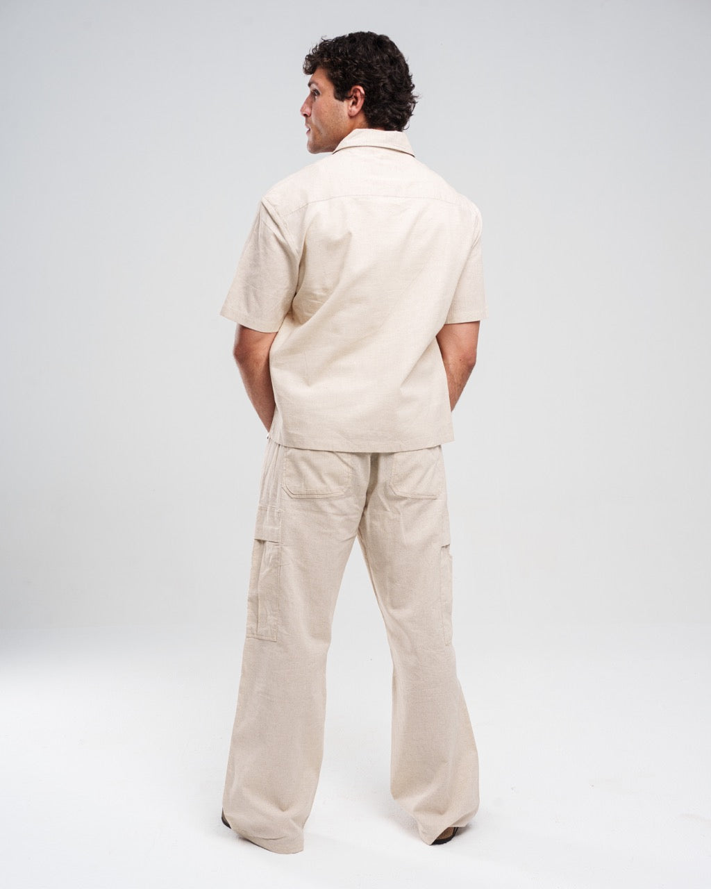 BEIGE CARGO LINEN