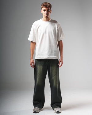 018 Oversized Jeans Dirty Black