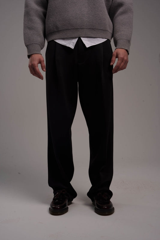 BLACK SUIT PANTS