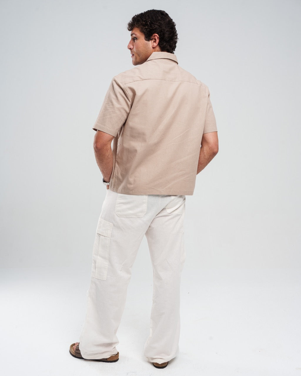 BROWN SHORT SLEEVE SHIRT