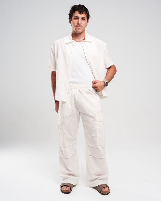 WHITE CARGO LINEN