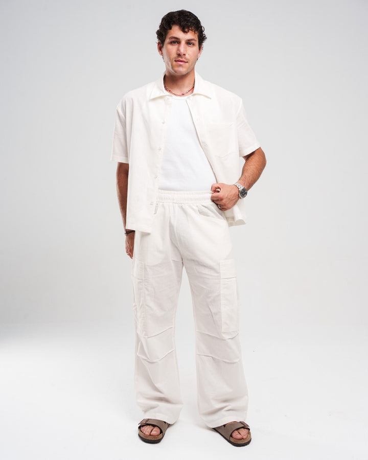 WHITE CARGO LINEN