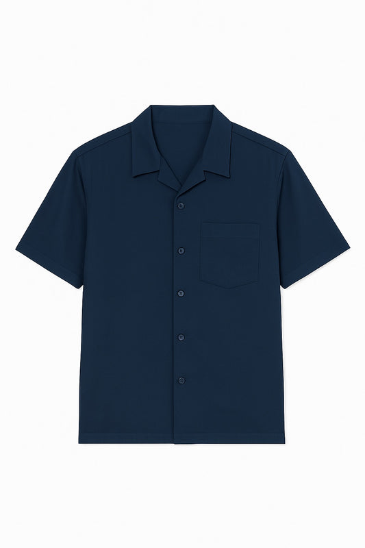 BLUE SHORT SLEEVE SHIRT