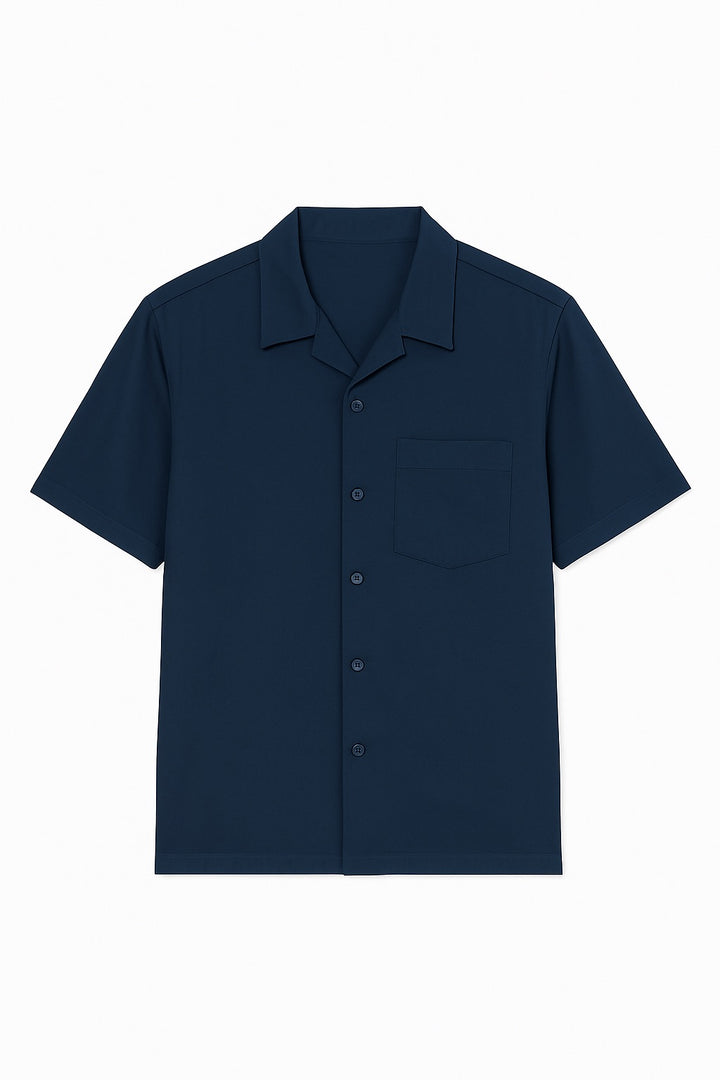 BLUE SHORT SLEEVE SHIRT