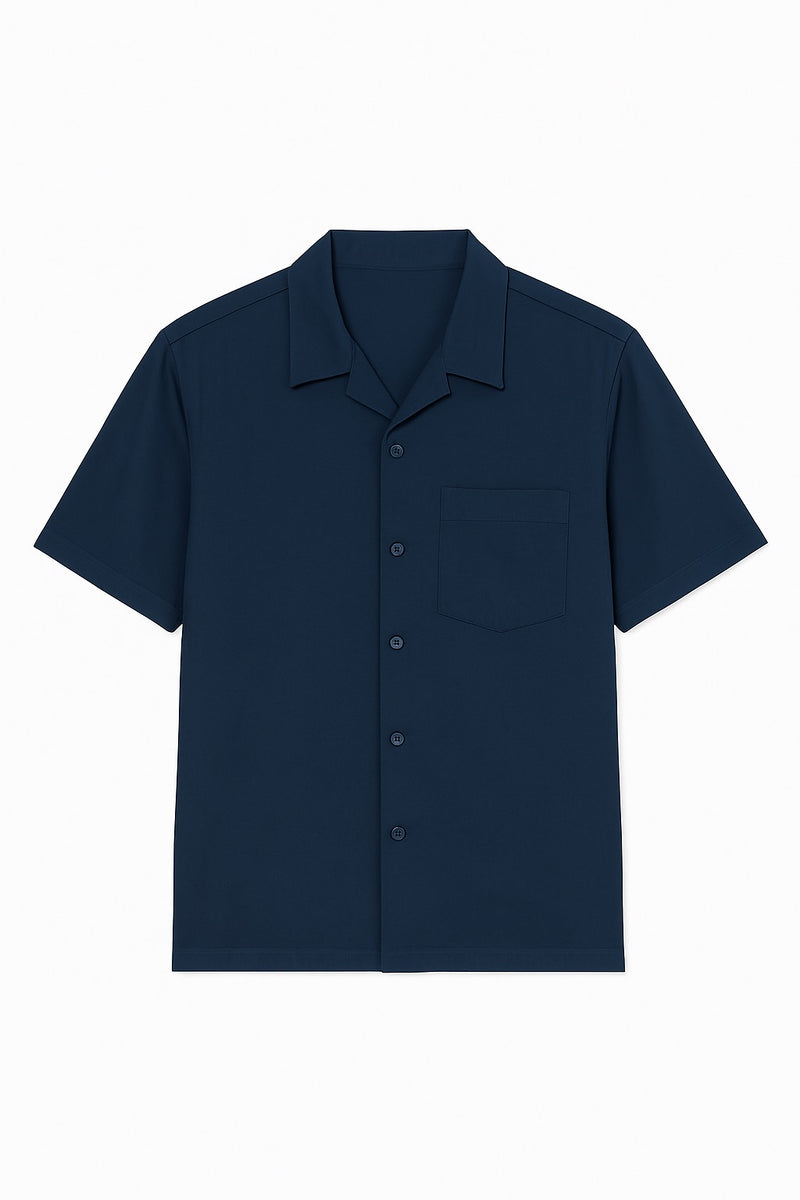 BLUE SHORT SLEEVE SHIRT