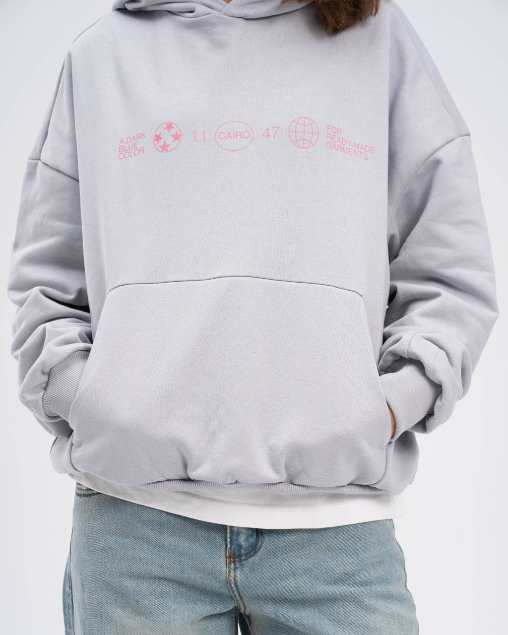 GREY ICONS HOODIE