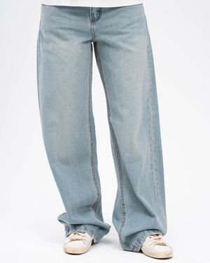 LIGHT BLUE WIDE LEG JEANS WOMENS