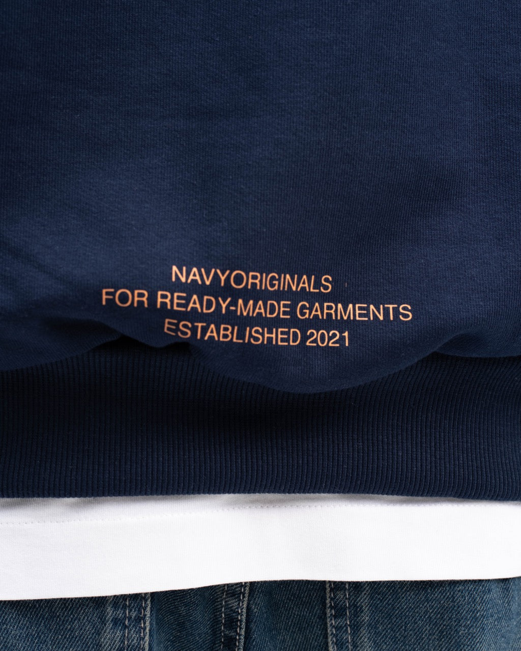 NAVY ICONS HOODIE