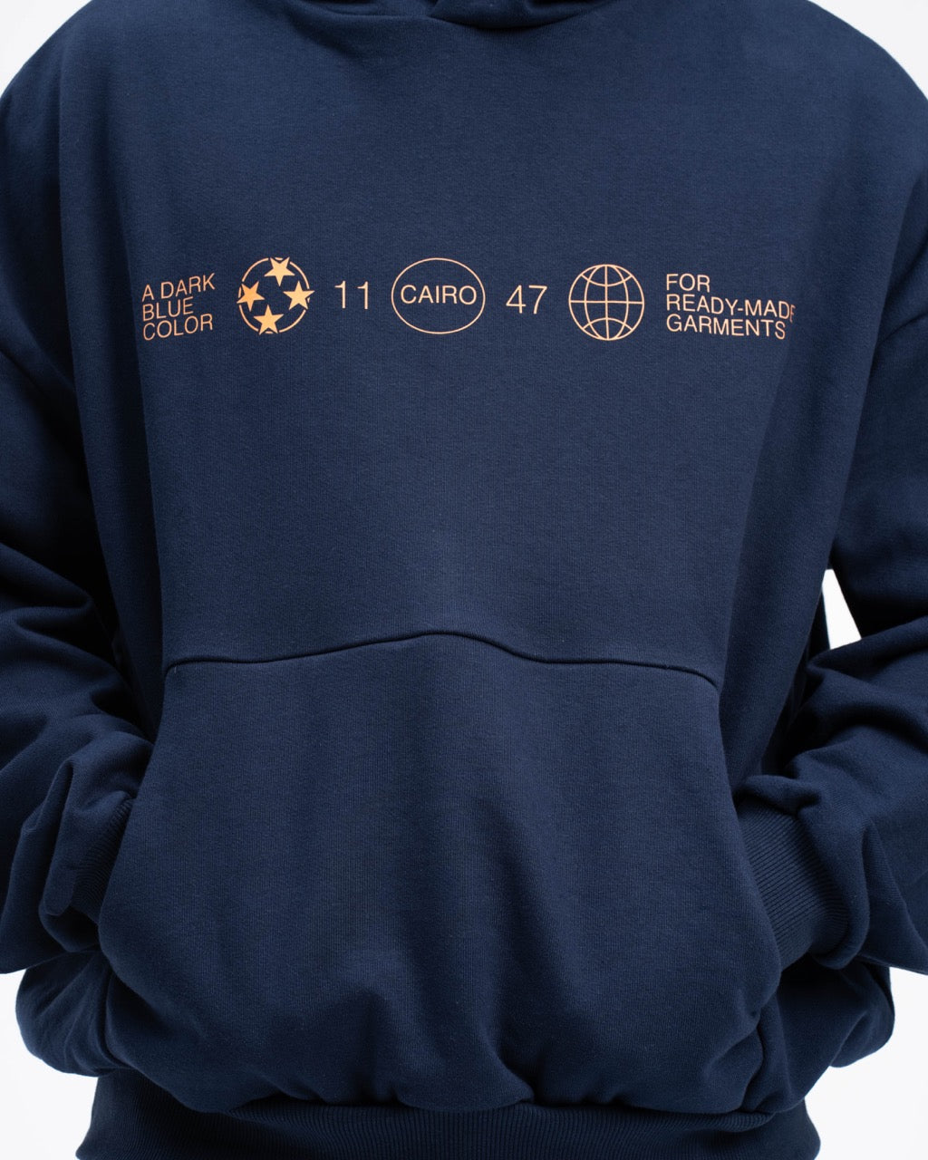 NAVY ICONS HOODIE