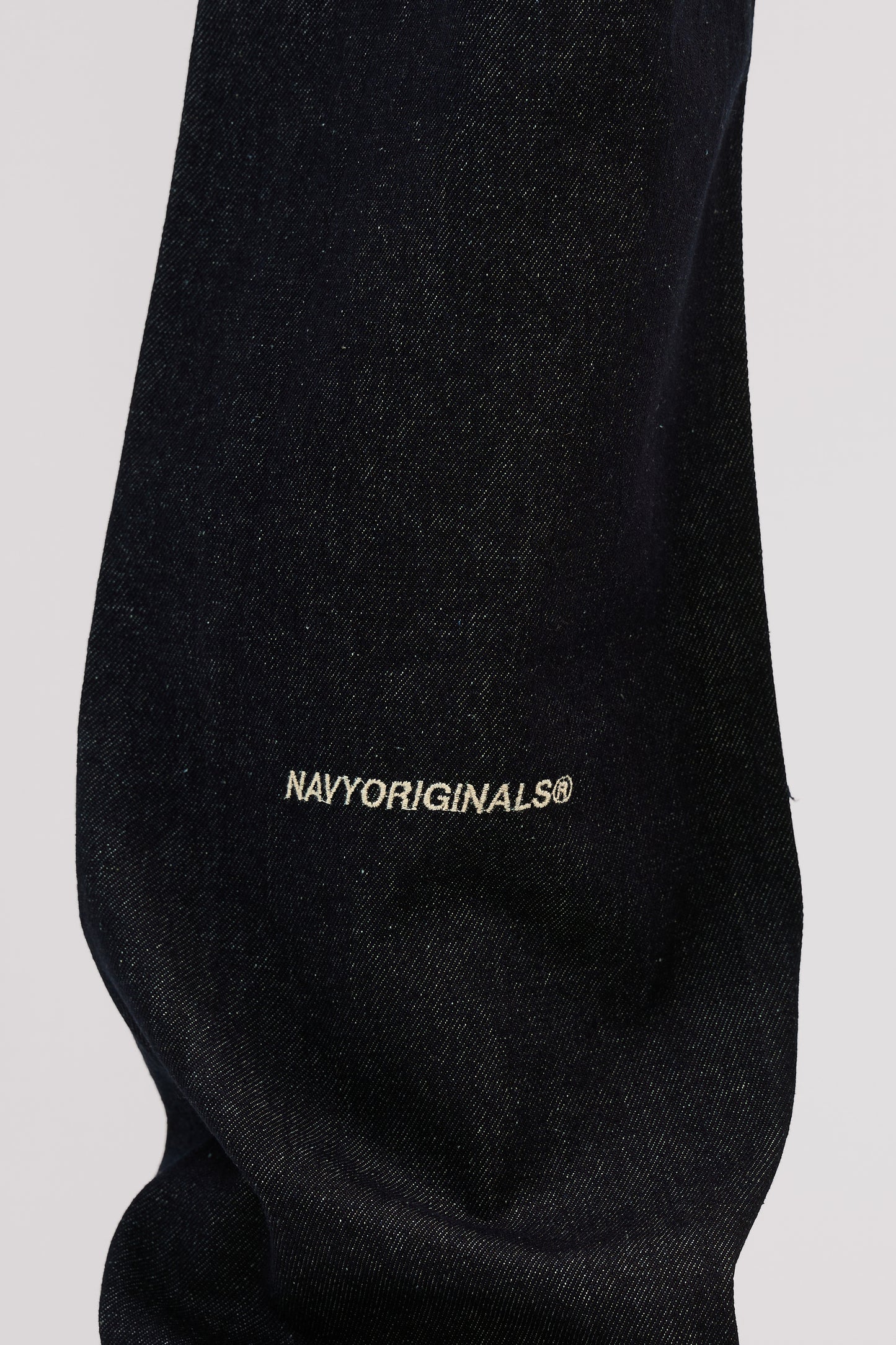 RAW BLUE X GOLD SLANTED JEANS