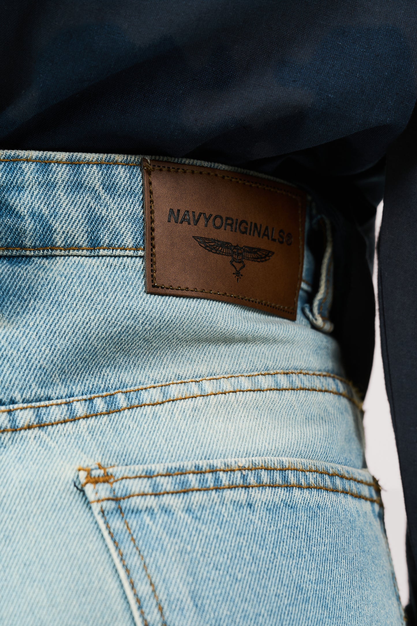 DARK BLUE SUPER BAGGY JEANS