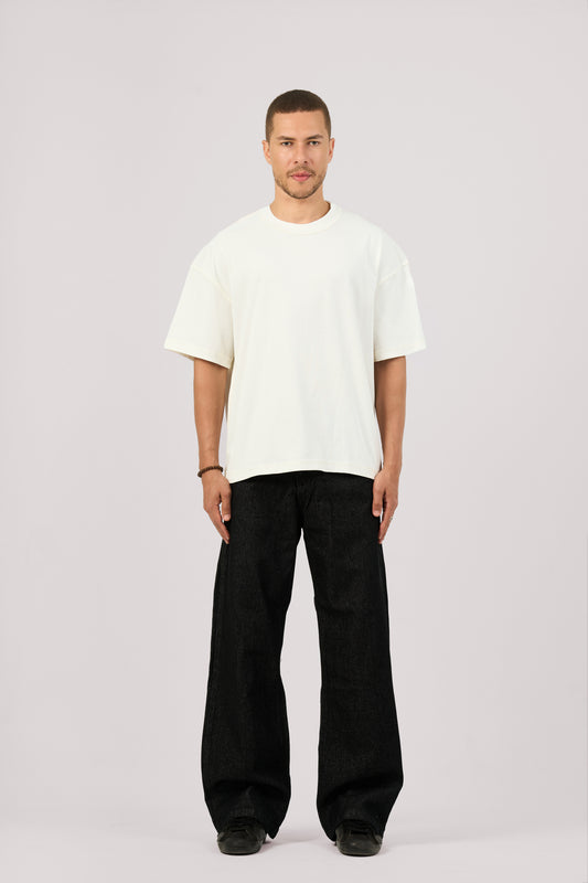 RAW BLACK BAGGY JEANS