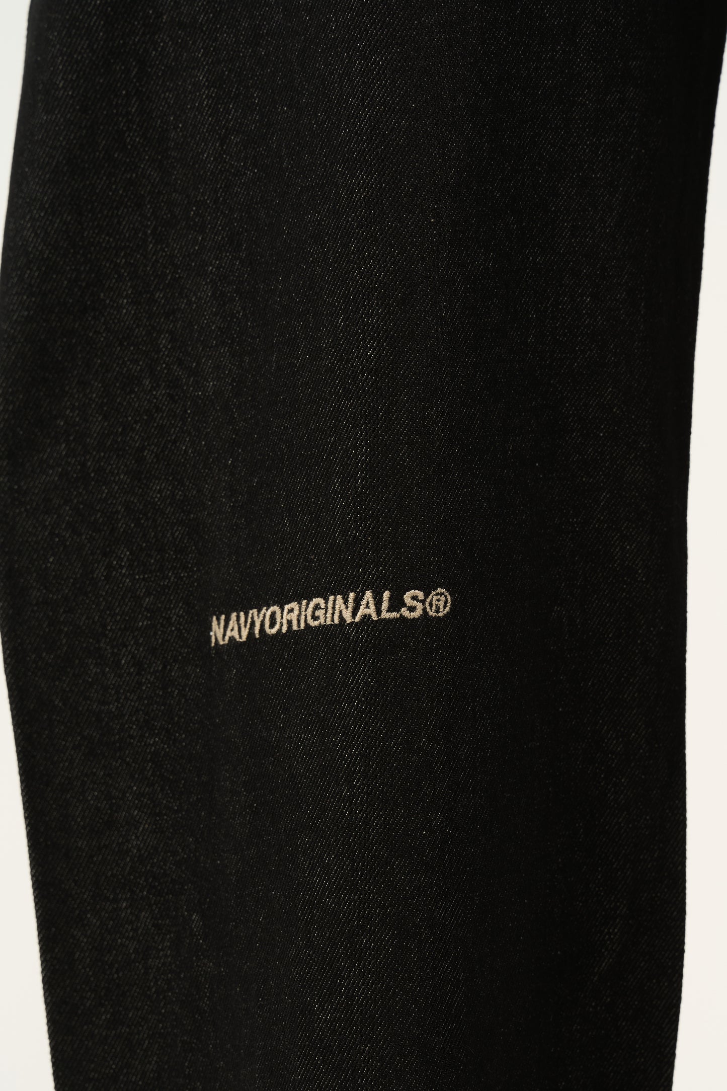 RAW BLACK BALLOON JEANS
