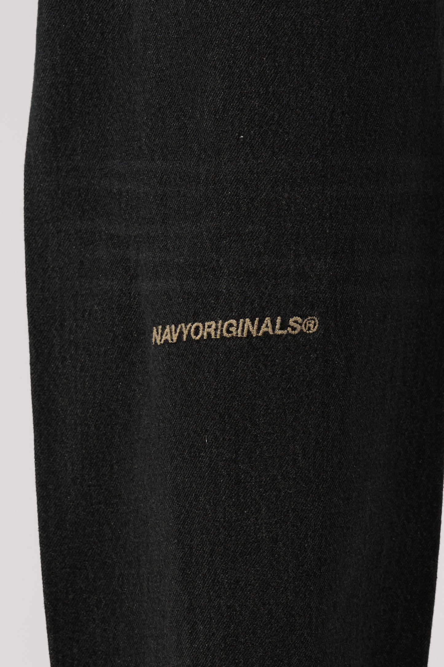 BLACK VINTAGE BALLOON JEANS