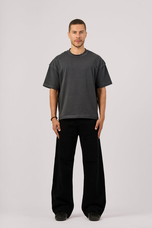 BLACK BAGGY JEANS