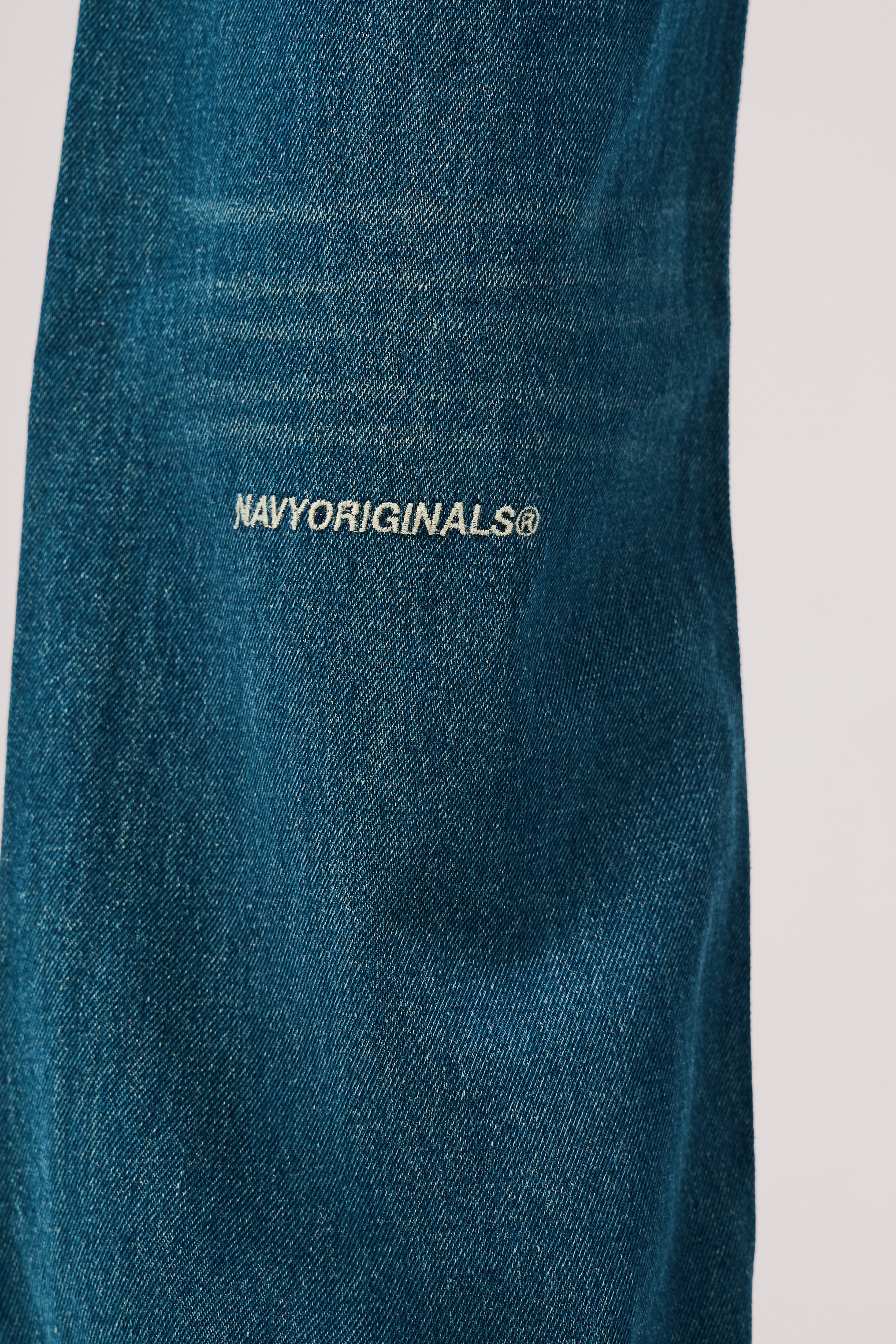 DARK BLUE WIDE LEG JEANS