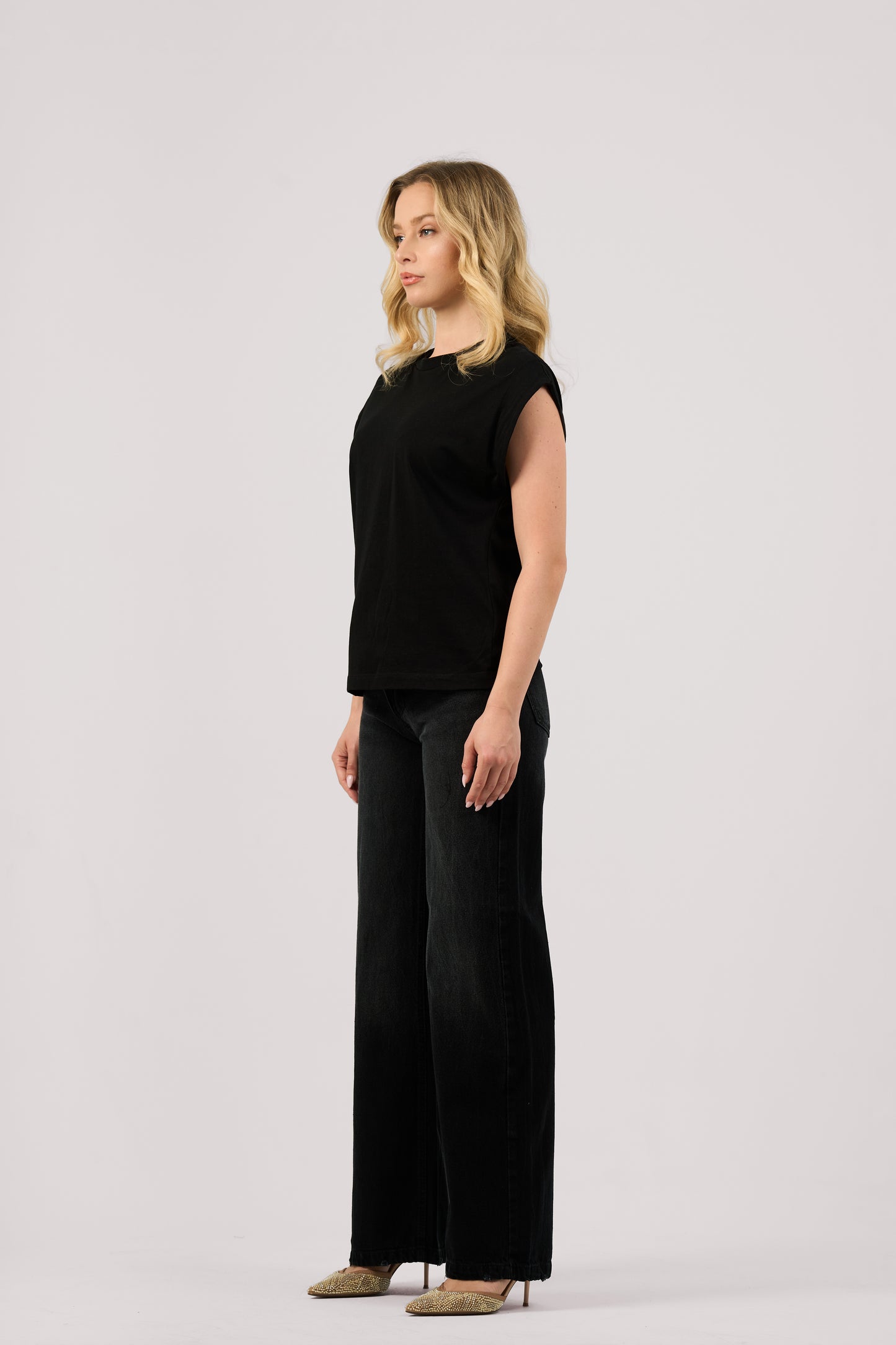 BLACK BALLOON JEANS