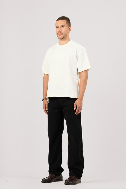 BLACK REGULAR JEANS