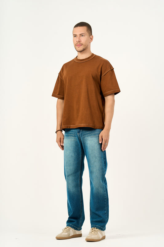 DARK BLUE REGULAR JEANS