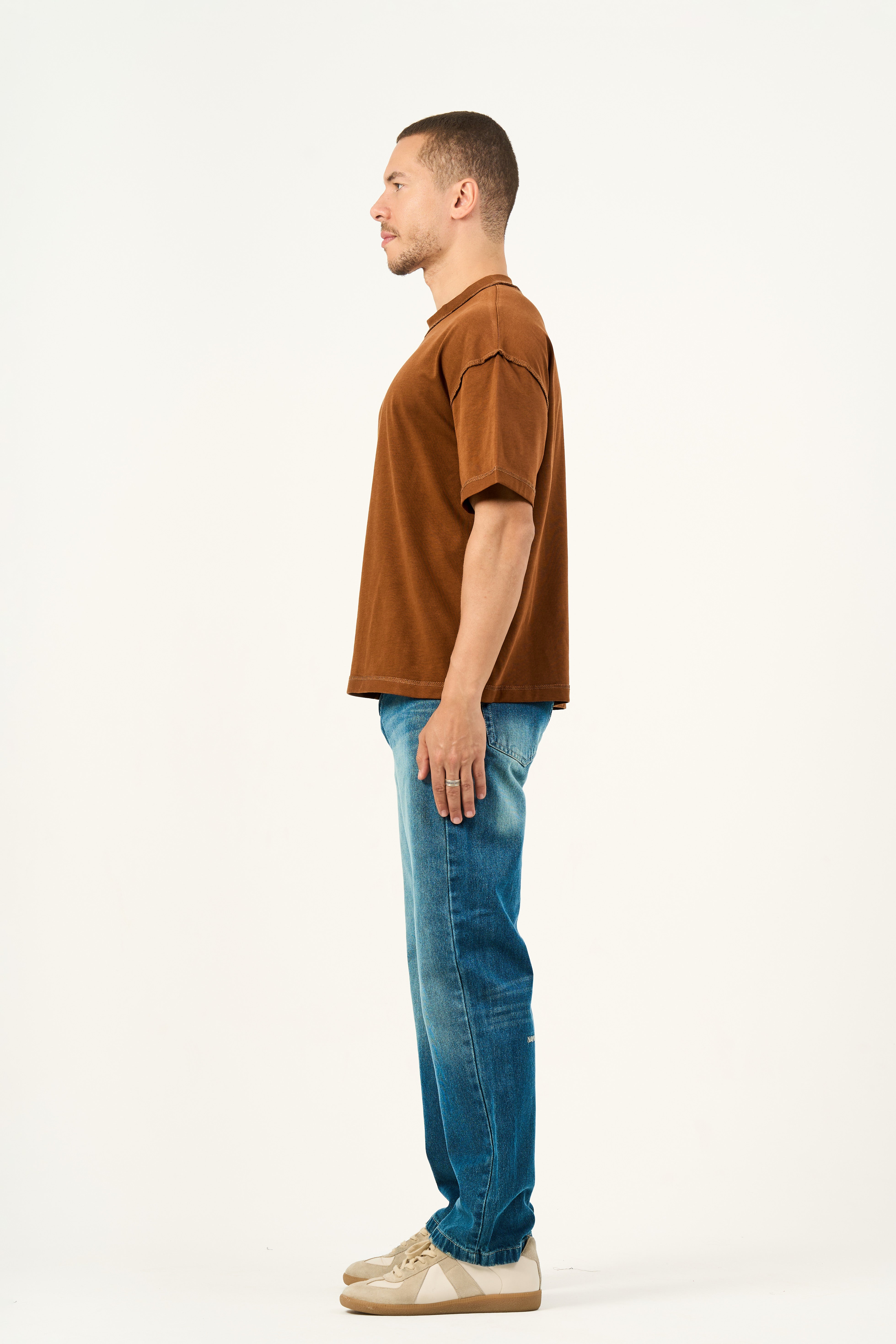 DARK BLUE REGULAR JEANS