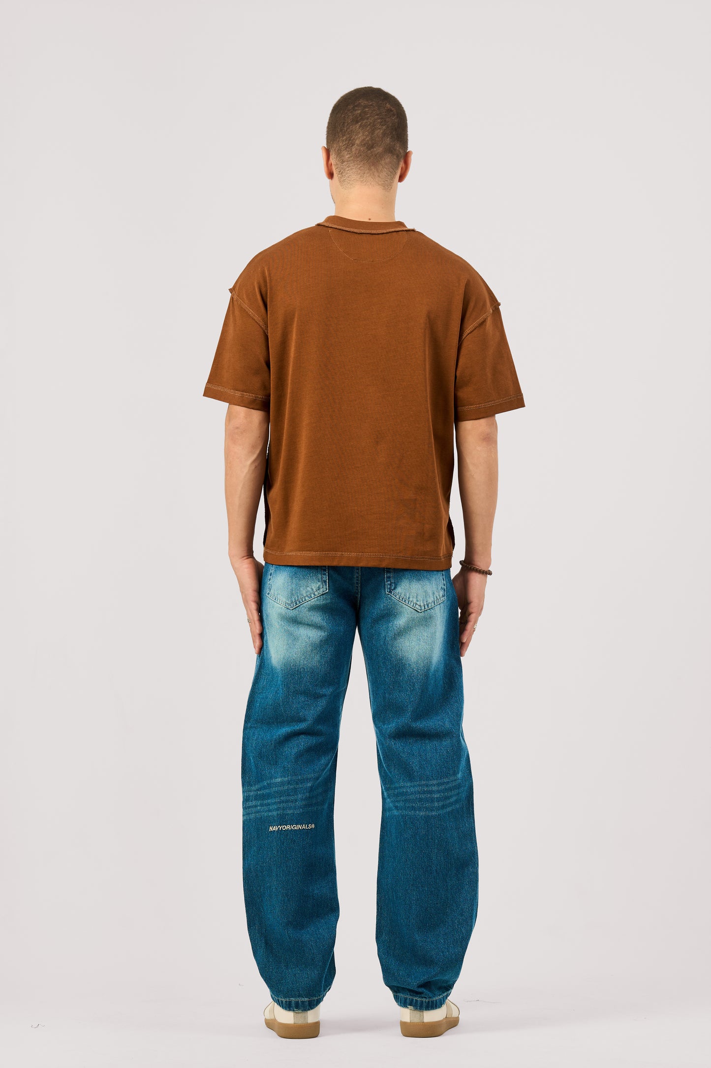 DARK BLUE REGULAR JEANS