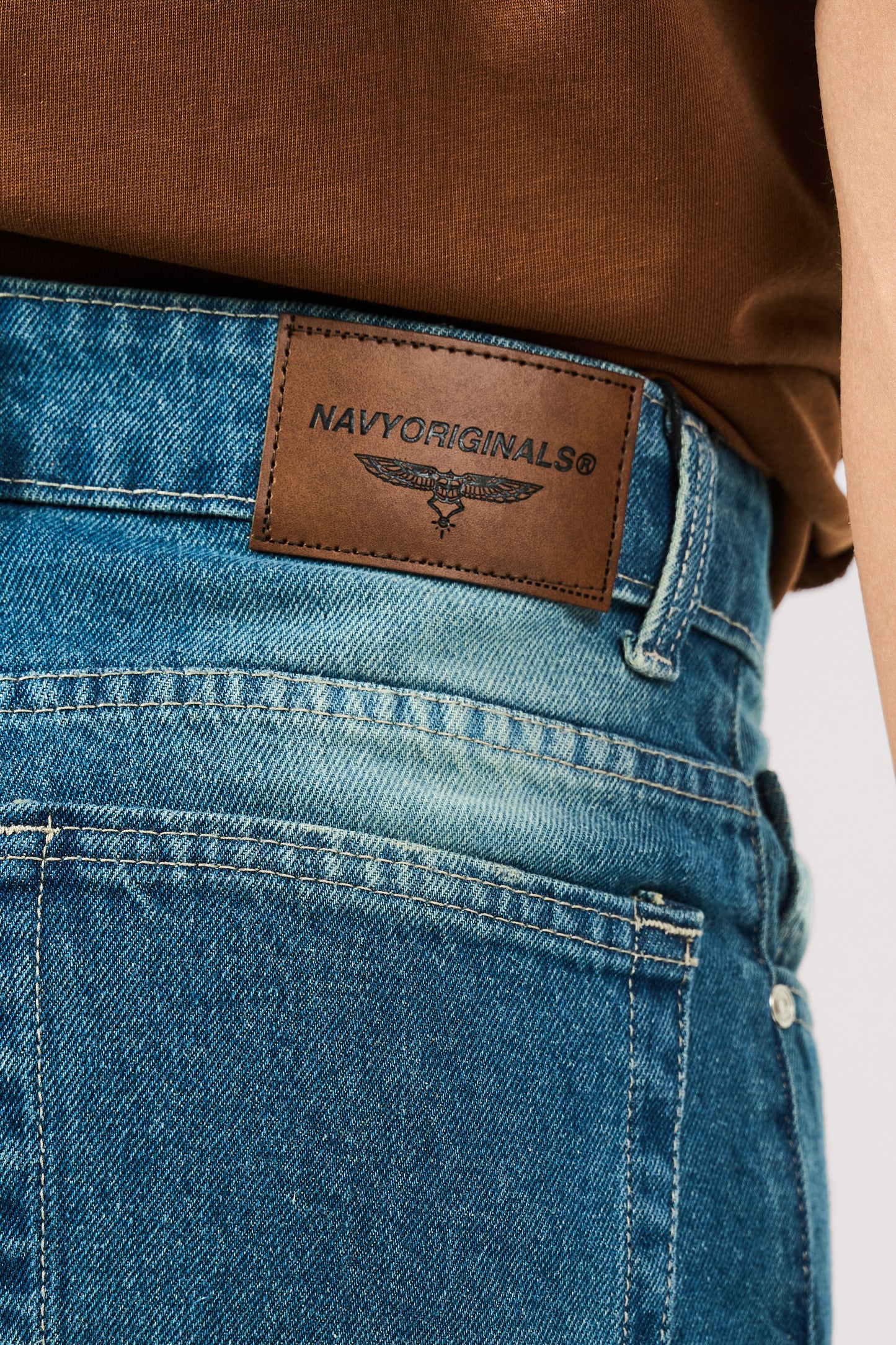 DARK BLUE REGULAR JEANS