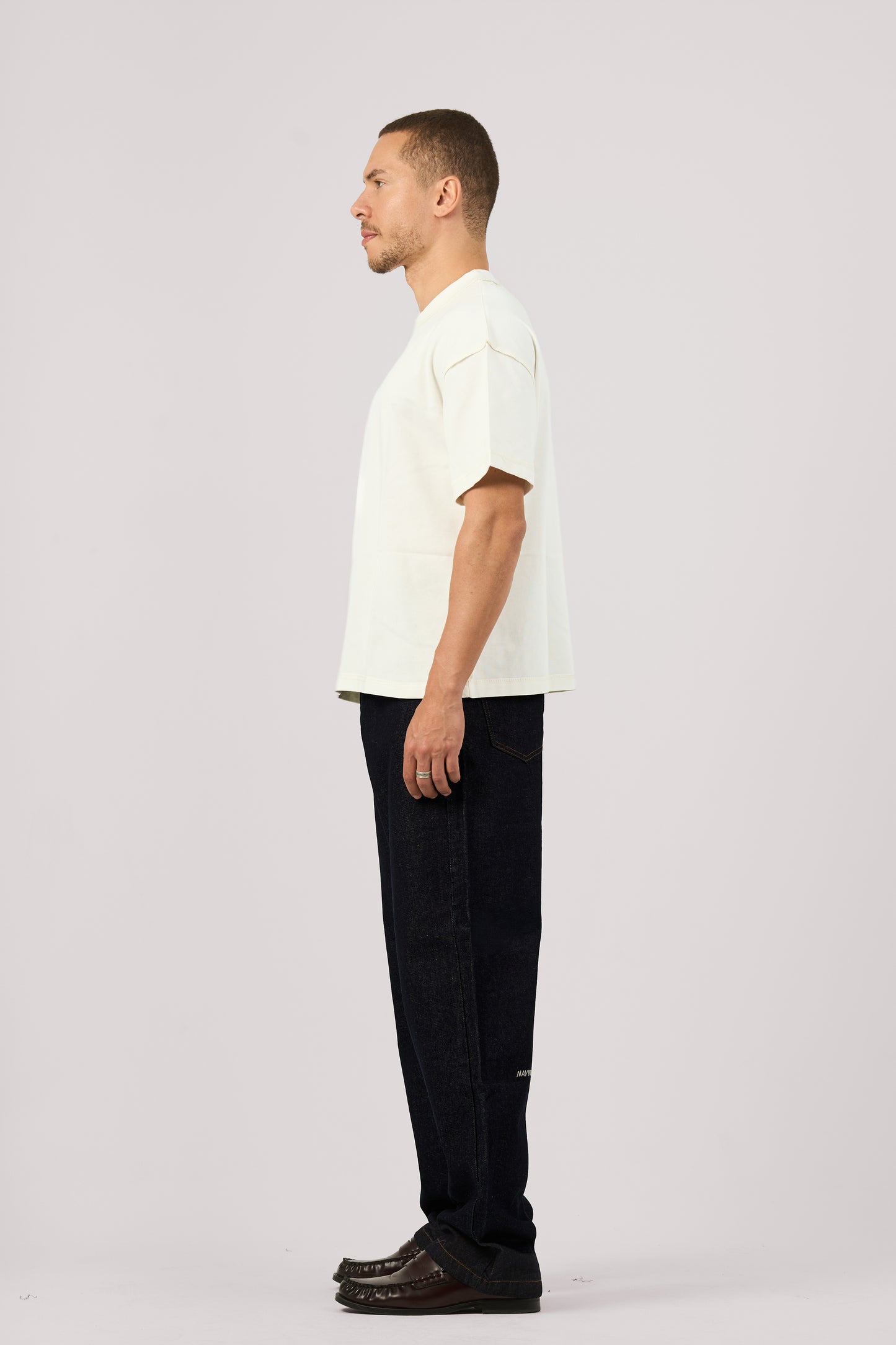 RAW BLUE WIDE LEG JEANS