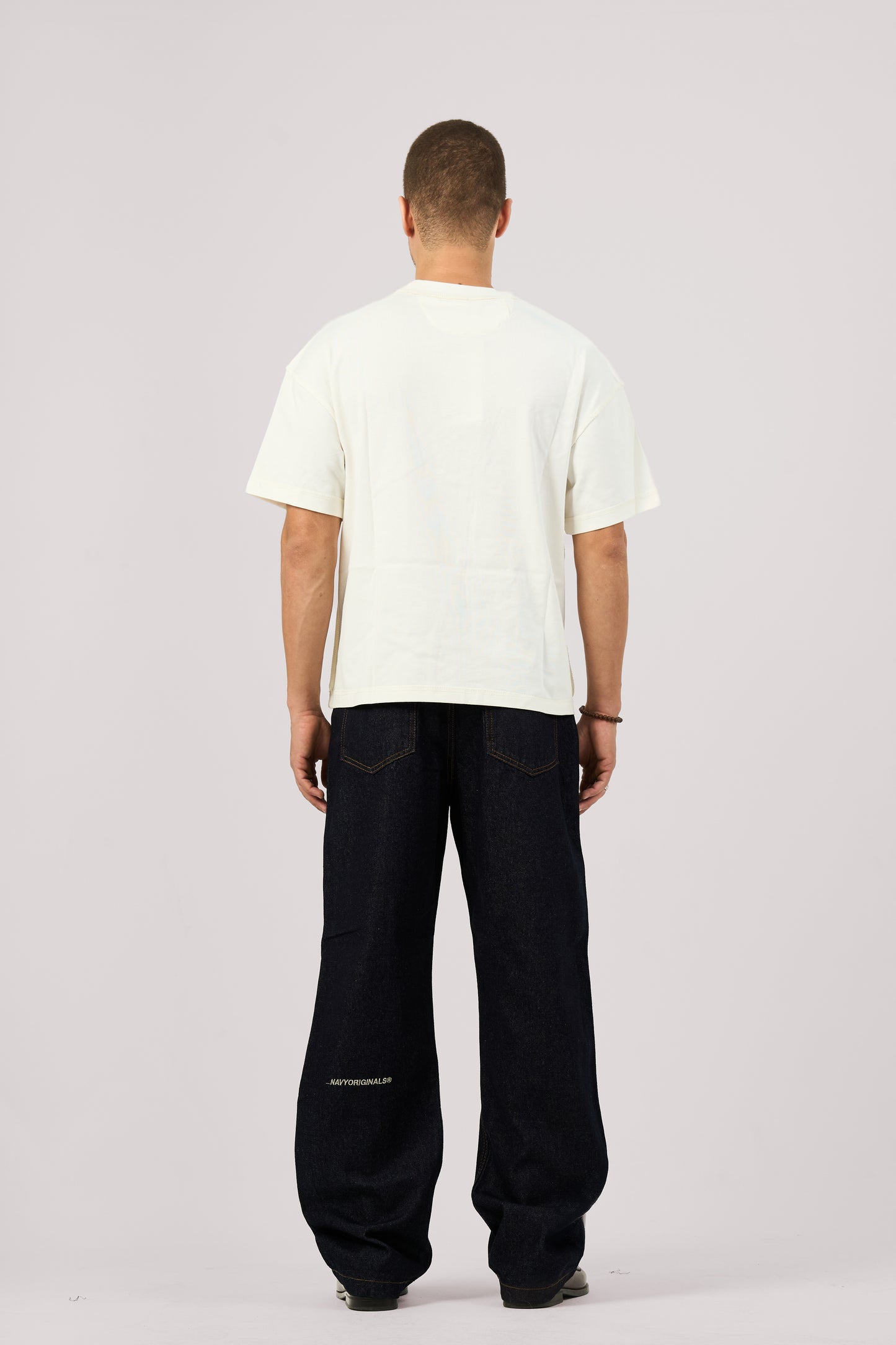 RAW BLUE WIDE LEG JEANS